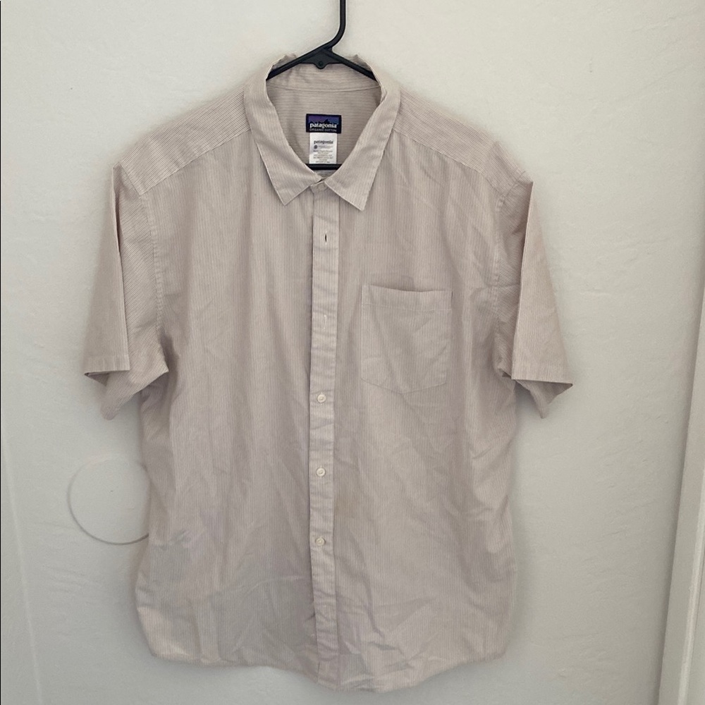 Patagonia Gray Casual Button Down Shirt